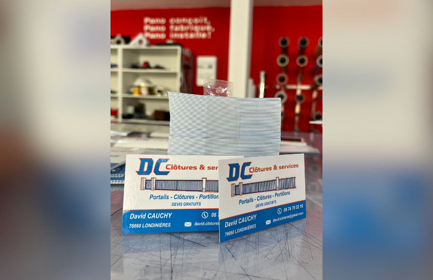 Image d'une carte de visite