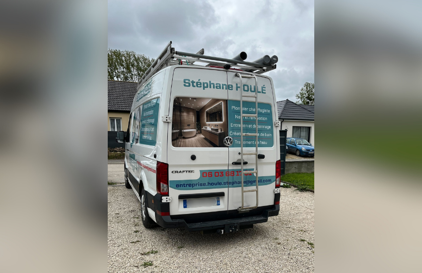 Image de flocage d'un utilitaire