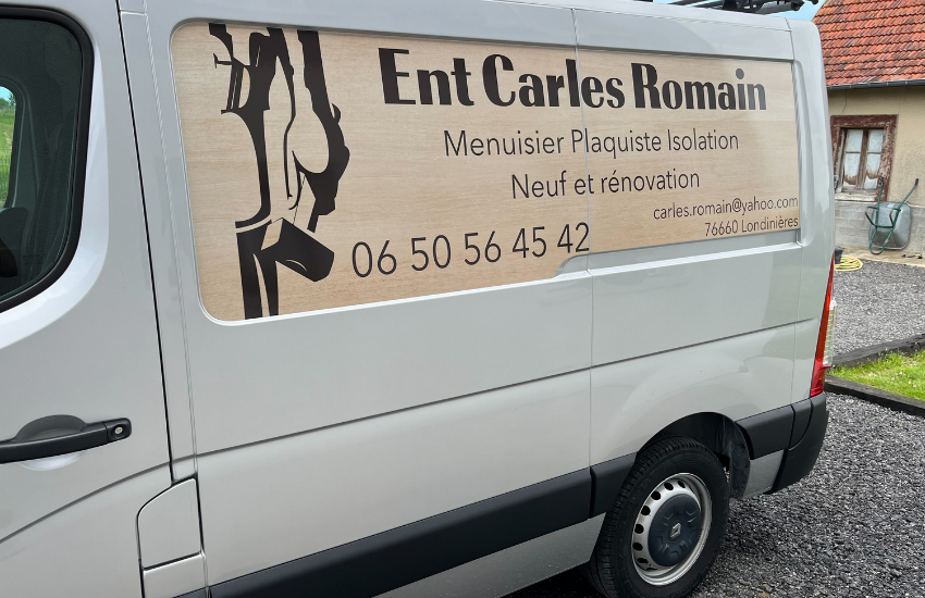 Image de flocage d'un utilitaire