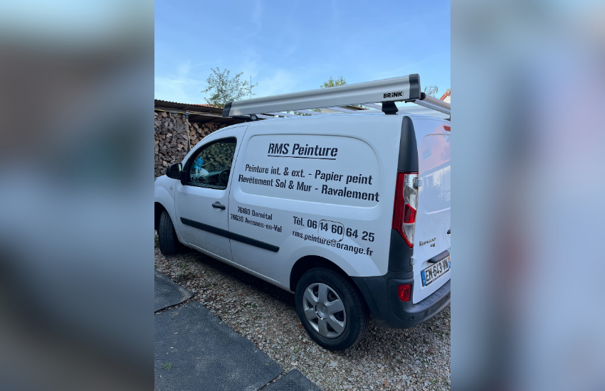 Image de flocage d'un utilitaire