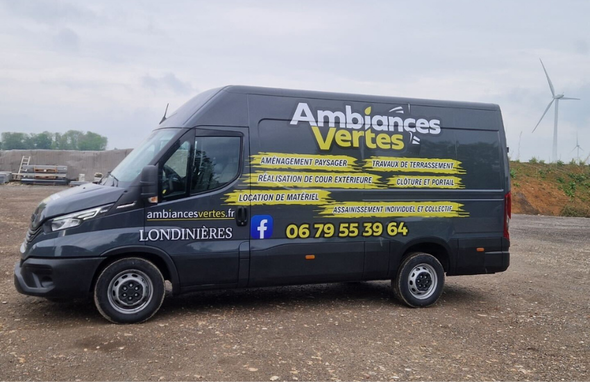 Image de flocage d'un utilitaire